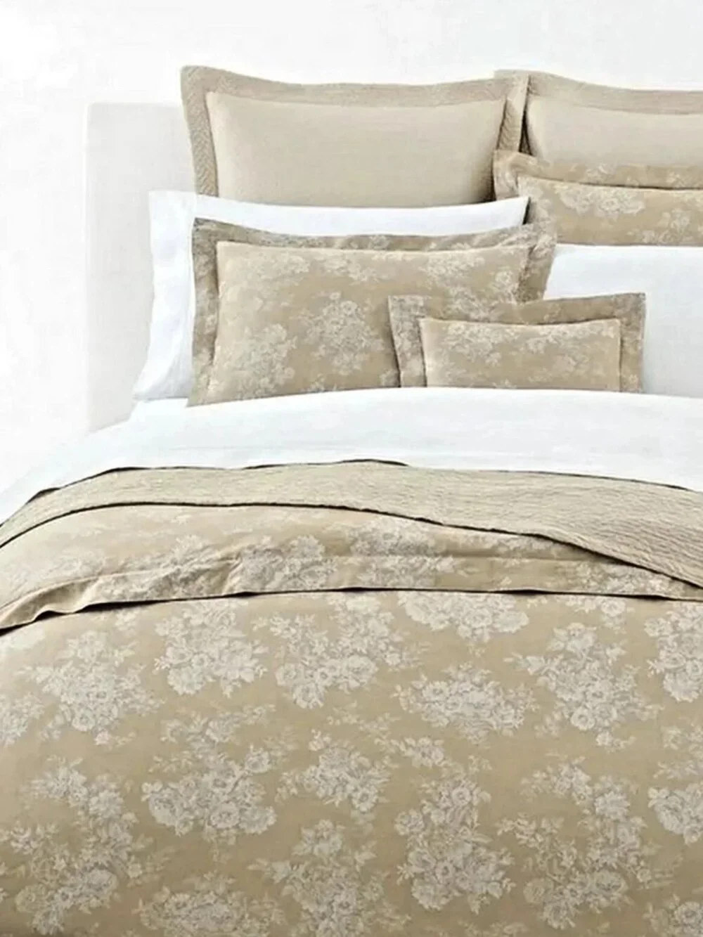 Ralph Lauren Mya Reversible Floral Comforter King Jacquard Cotton